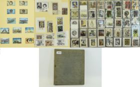 Loose leaf stamp album with mostly Czechoslvakian stamps with some UAE.