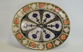 Royal Crown Derby Old Imari Pattern Quality Very Large and Impressive Platter. Pattern 1128. c.