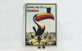 Guinness Interest Comprising Two Novelty Figures And A Canvas Print