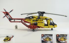 Lego Technic - 9396 Twin Rotor Rescue Helicopter with Power Functions and Motorised Function.