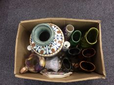 Box Of Miscellaneous Pottery Including Winton Chintz Breakfast Set, Aynsley & Old Court,