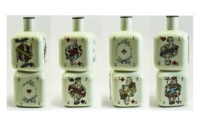 Carlton Ware Unusual Shaped Two Dice Vase - From The 1930's.