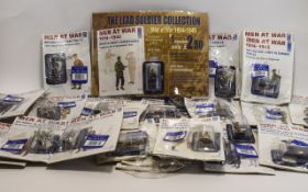 Collection of 'Men at War' Military Magazines (approx 20). Together with additional lead soldiers.