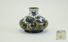 Moorcroft Onion Shaped Tubelined Squat V