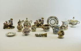 Mixed Collection Of Small Capodimonte It