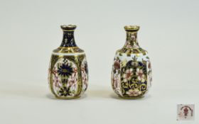 Royal Crown Derby Pair of Imari Pattern