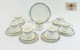 Royal Albert Fine Bone China ( 20 ) Piece Tea Service ' Orient ' Pattern No 5799.