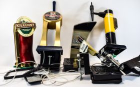 Collection Of Breweriana Comprising Breo White Beer, Kilkenny Draught,