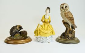 Royal Doulton Figurines. Comprises 1/ Coralie HN2307. Designer M. Davies. Issued 1964 - 1988.