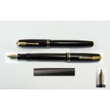 Parker Vacumatic Double Jewell Vintage Fountain Pen. 14ct Gold Nib - Arrow, Pat No 318982.