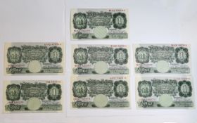 Bank of England One Pound Bank Notes ( 7 ) In Total. c.