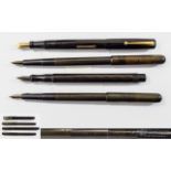 An Early Collection of Swan Fountain Pens.