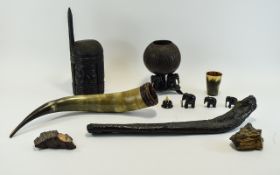 Collection Of Early 20th Century African Items Approx 11 in total to include,