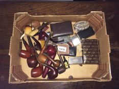 Tobacciana/Smoking Interest Mixed Lot To Include Pipes, Genuine Block Meerschaum, Duncan Standard,