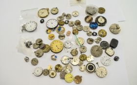 Quantity Of Watch/Pocket Watch Movements To Include Bentima, Timex, Rotary, Hopalong Cassidy,