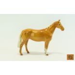 Beswick Horse Figure ' Huntsman Horse ' Model No 1484, Palomino Colour way. Designer A. Gredington.