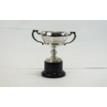 A 1960's Blackpool 'Public Speaking' Silver Two Handle Trophy / Cup. Hallmark Chester 1934.