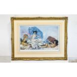Sir Russell Flint 1880 - 1969 Ltd and Numbered Edition Colour Lithograph.