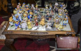Collection Of Approx 60 Modern Figures Franklin Mint Tesori + 2 Boyds Bears & Friends And 1 Leonard