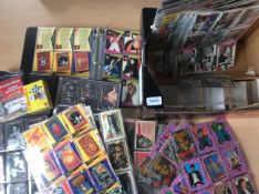 Mixed Lot Of Trading Cards To Include Football Interest, Star Pics, Back To The Future, Corvettes,