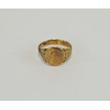 Gents 9 Carat Gold Signet Ring Hallmarked 5 grammes