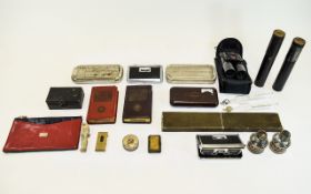 Mixed Lot Of Collectables To Include Opera Glasses, Boxed 'Unique' Navigational Slide Rule,