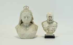 Queen Victoria Parian Bust Large likeness of Queen Victoria Marked to back Turner & Wood Jubilee,