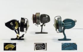 Three Vintage Fishing Reels to include K.