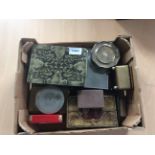 Quantity Of Metal Tins & Boxes To Include Christmas 1914 Tin, King George IV Coronation Tin,