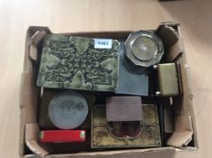 Quantity Of Metal Tins & Boxes To Include Christmas 1914 Tin, King George IV Coronation Tin,