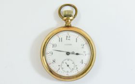 Gold Plated Pocket Watch G.