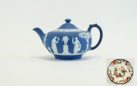 A Wedgwood Late 19th Century Jasperware Teapot,