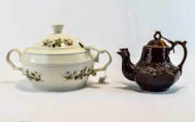 Large Royal Cauldon Paradise Pattern Tureen,