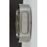 Ladies Gucci Watch, model 2400S in steel. Complete with box and paperwork including replacement