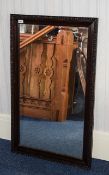 Dark Wood Framed Mirror Approx dimensions 25 x 40.