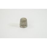 Charterhouse Mint Silver Thimble, in original box,