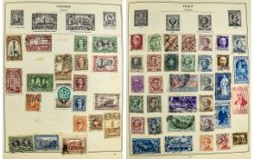 An excellent Strand stamp album. Well filled with stamps from around the world. Many very old and