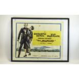 Framed Poster M-G-M " The Journey " Deborah Kerr And Yul Brynner Copyright 1959,