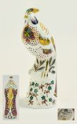 Minton Ceramic Porcelain Bird Figurine. c.1993 ' Flights of Fantasy ' Marua.