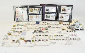 Quantity Of First Day Covers 2 Albums, One Mostly Railway Interest,
