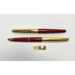 Parker 61 Rage Red - Fountain Pen. c.1960's. 12ct 1/10 GF Cap and Red Barrel.
