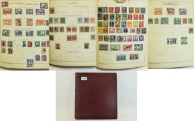 Super spring back loose leaf stamp album with stamps from around the world.