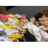 Sindy Interest Box Containing A Quantity Of Vintage Sindy Dolls And Clothing