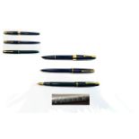Collection of Park Pens ( 3 ) In Total. Comprises 1/ Parker 17 Super Duofold Fountain Pen. c.