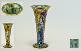 Wedgwood Fairyland Lustre Trumpet Vase. c.1920.