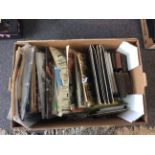 Large Box Containing A Quantity Of Ephemera To Include 3 Old Photograph Albums, Bibles,