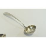 19thC Austrian Silver Ladle Plain Form, Hallmarked For Prague 1847 .