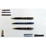 A Collection of Top Quality Vintage Fountain Pens.