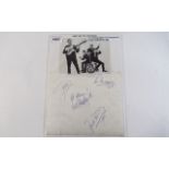 Gerry & The Pacemakers - 1960's 4 Autographs of Original Stars Reverse Photo,