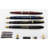 A Very Good Collection of Vintage Fountain Pens ( 4 ) Pens In Total.